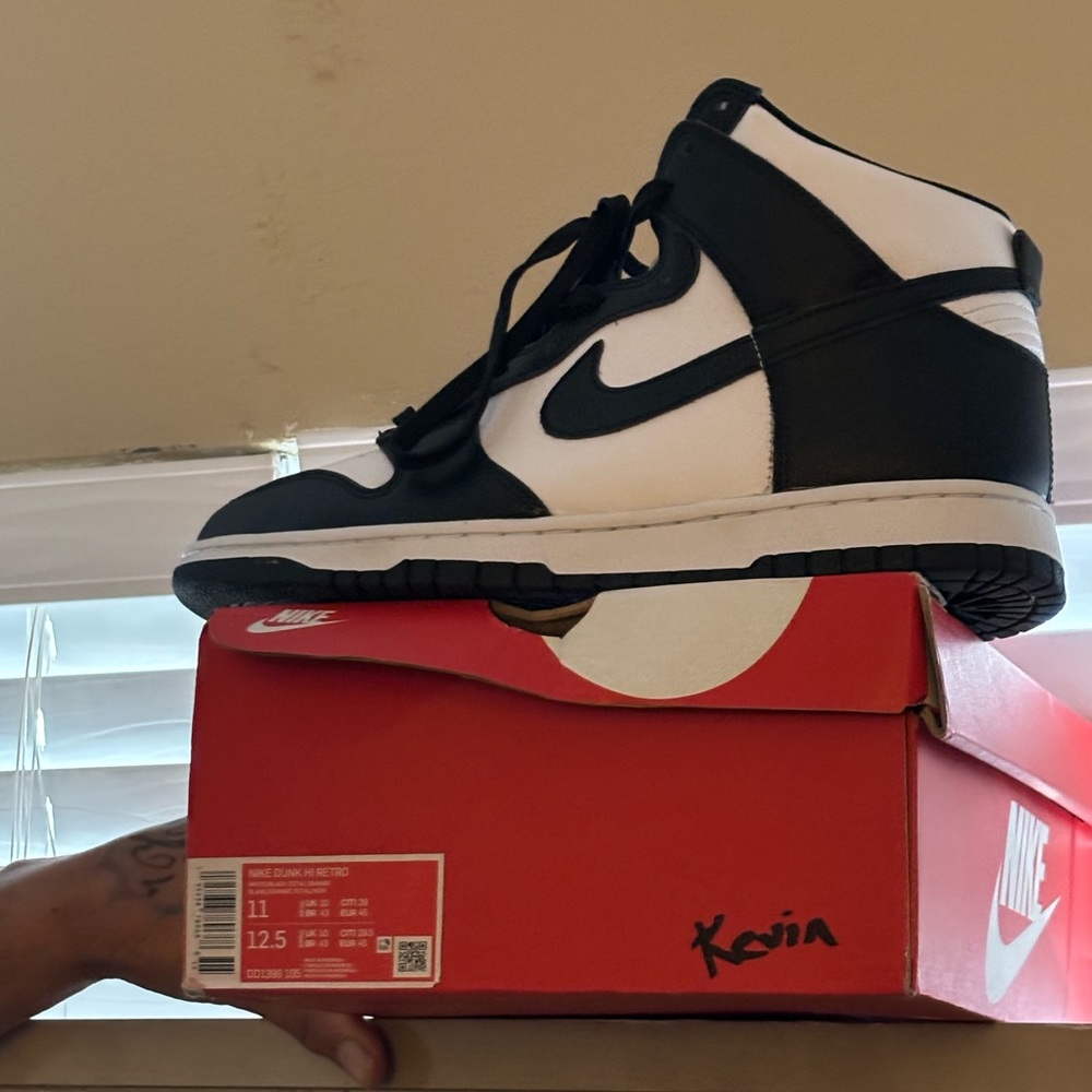 nike dunk high panda